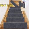 1Pc 80cm/31.49in Stair Tread Carpet Mats Self Adhesive Non-Slip Water Absorption Stair Mat Step Rugs Safety Mute Floor Mats Pad