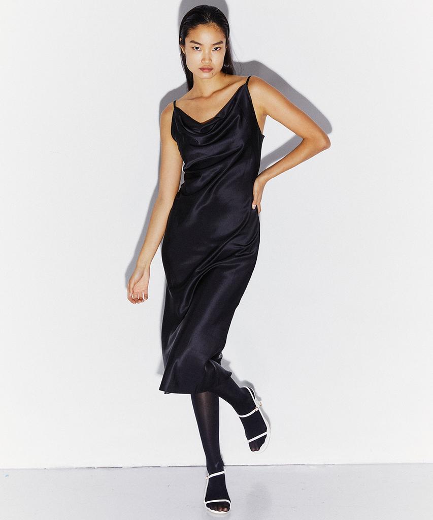 KIMDOH Dreype Cowl Dress Black