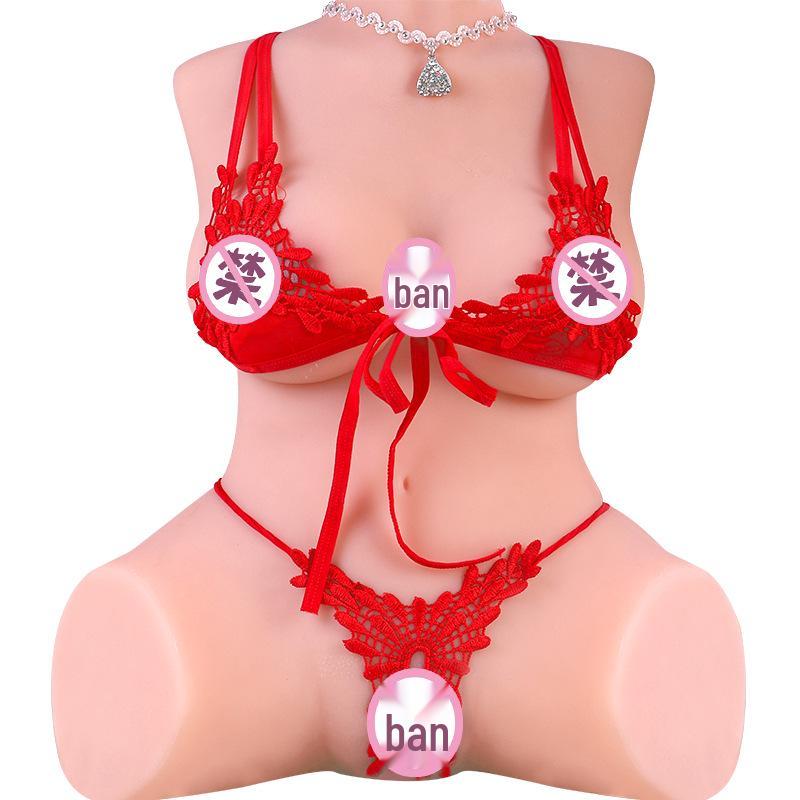 Realistic Half-Body Masturbation Cup with Famous Molded Vagina and Buttocks - Male Sex Toy