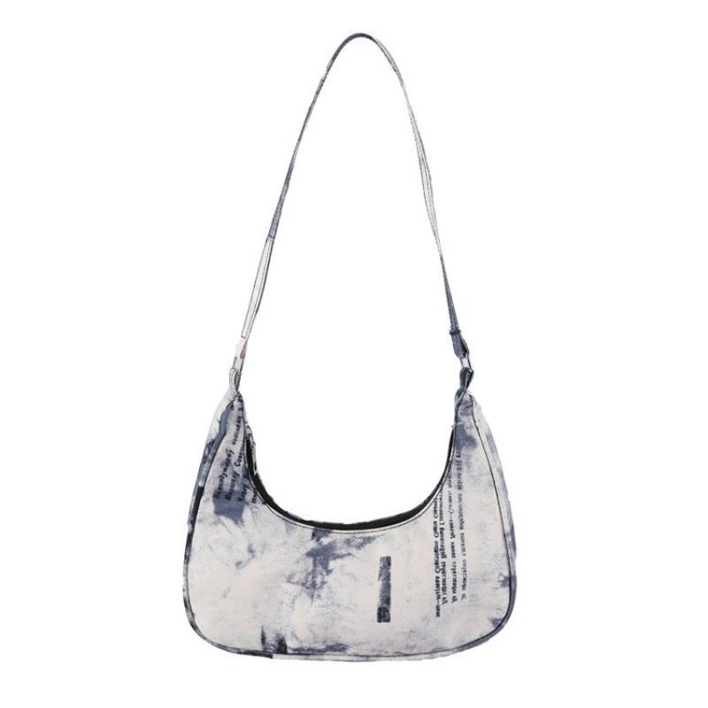 Niche Denim Casual Armpit Bag Women's New Popular Personalized Small Bag Fashion Shoulder Bag Tide