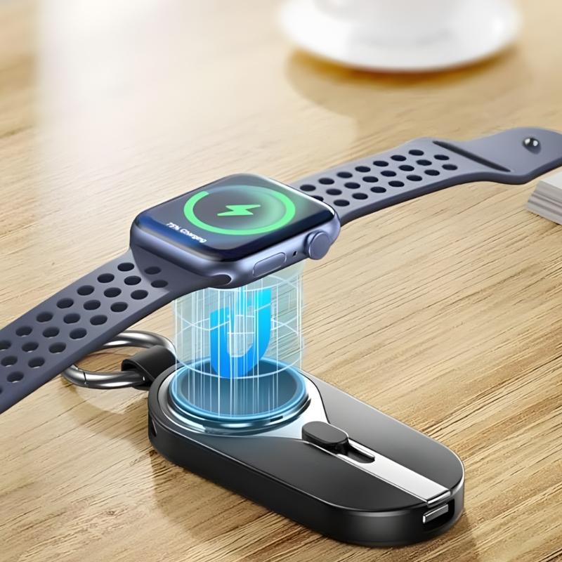 Mini Emergency Energy Supply With Magnetic Wireless Feature For Watch And Backup Energy For Phone Device Wireless Earphones