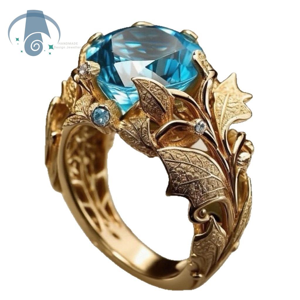 Women Fashion Wave Open Ring Adjustable Cubic Zirconia Rhinestone Party Jewelry Creative Unique Handmade Gift Idea For Her Daily