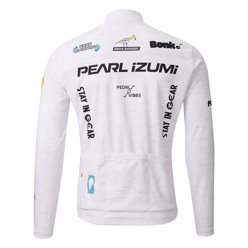 PEARL IZUMI Cycling Wear N3455-BL Print Jersey, Color: 11 Pearl White, Size: M