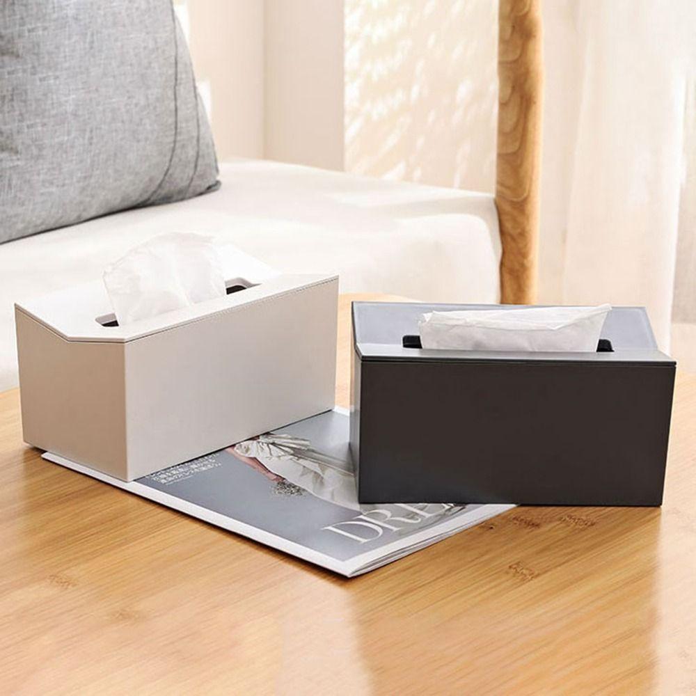 Plastová krabička na papírové ručníky vzhůru nohama Organizér na papírové ručníky Creative Desktop Box na ubrousky