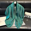 Summer Solid Color Tencel Cotton Ginkgo Biloba Scarf Women'S Beach Sunscreen Yarn Shawl Versatile Silk Scarf Women