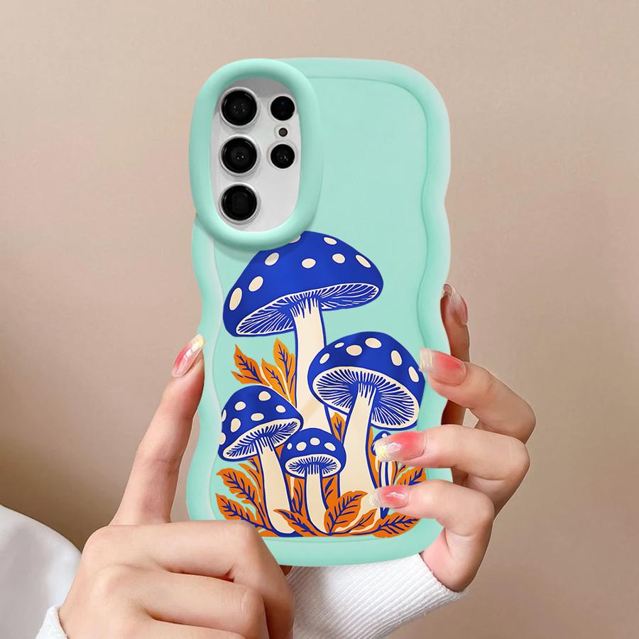 Soft Phone Cover Case for Samsung Galaxy S20 FE S22 Ultra S23 Plus S24 A26 S21 A25 S25 A34 A55 A24 A54 A36 A35 Simple Floral