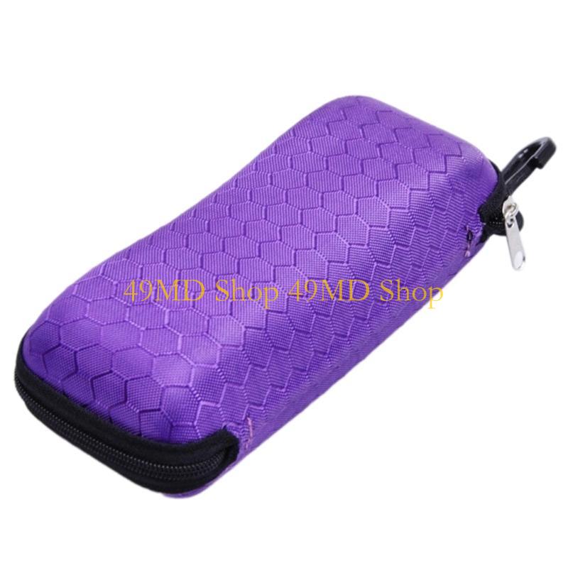 

49MD Honeycombed Pattern Eyewears Case Unisex Eyewears Box Travel Glasses Organizers