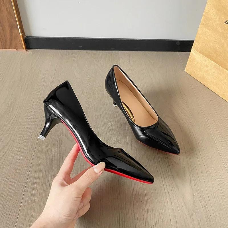 Dámské designové lodičky Módní vysoké podpatky pro ženy Boty Ležérní špičaté dámské podpatky Stiletto Dámské boty