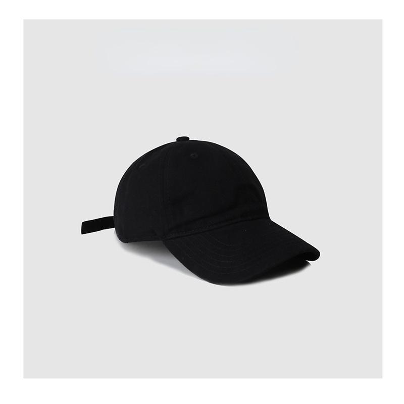 Solid color baseball cap trendy solid color casual duck tongue female summer versatile student retro cap male