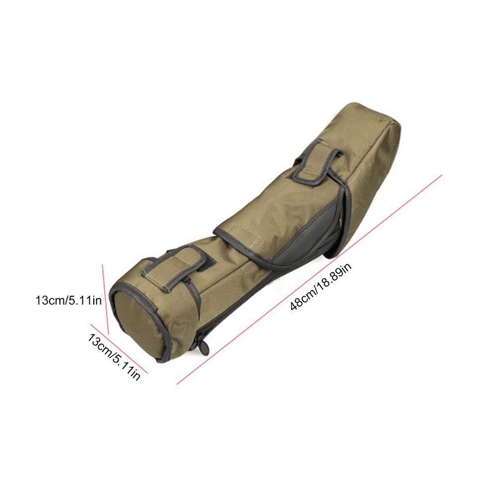 

Telescope Storage Bag Portable Spotting Scope Bag Multipurpose Nylon Telescope Carrying Case With Adjustable Shoulder Strap