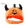 Comfortable Festive Outfit for Puppies Pet Halloween Pumpkin Hat, Funny Devil Horn Cat Plush Cozy Cute Spooky Festival Celebration Hat Cats