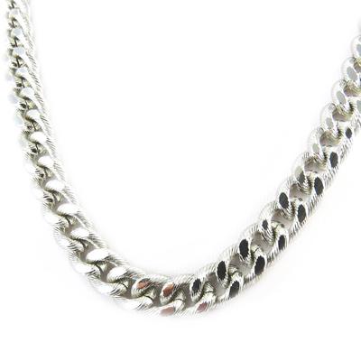 [M0683] - Silberne Halskette „Maille Gourmette“ (50 cm 10 mm)