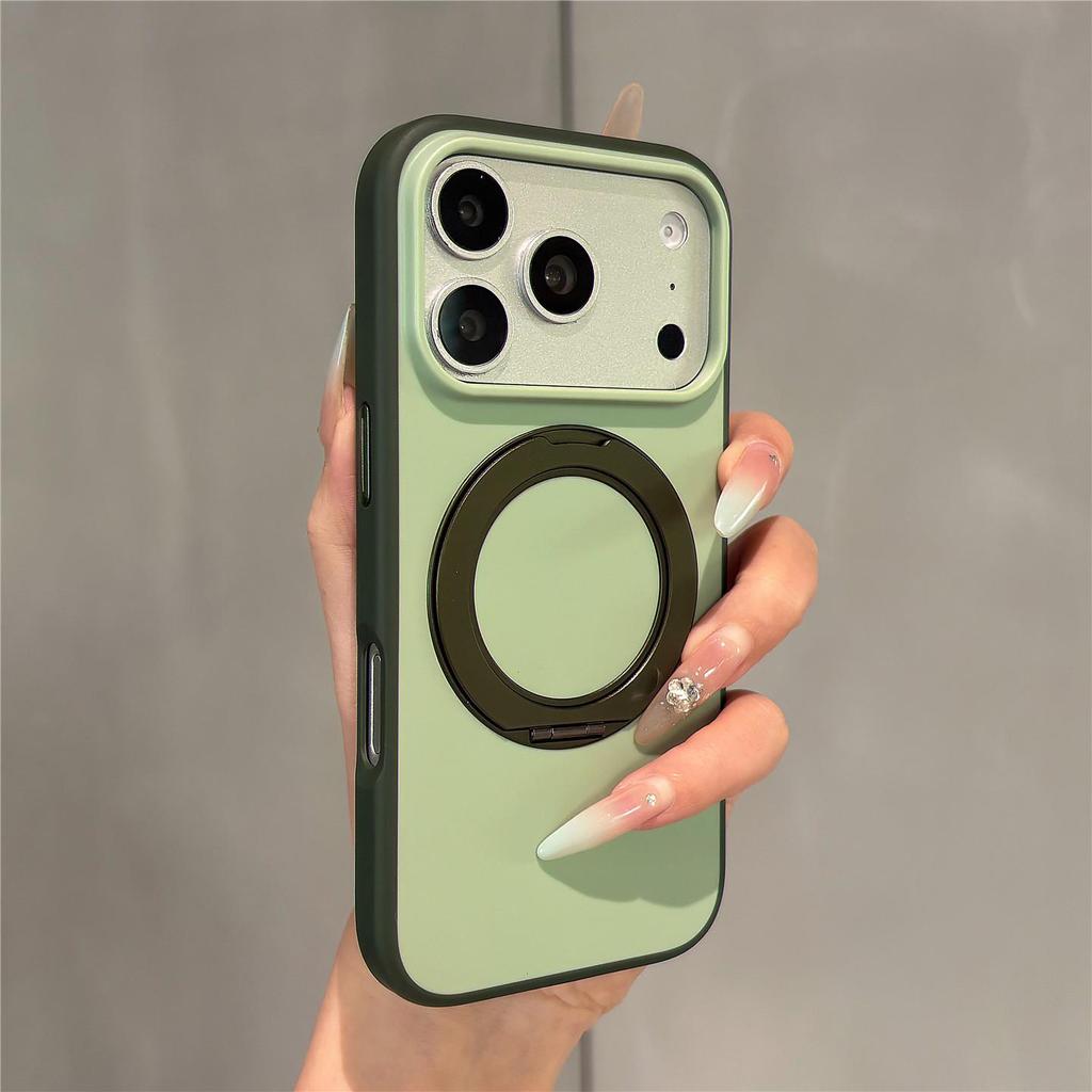 Dual-Tone Magnetic Stand iPhone 17 Pro Max Drop-Proof Case