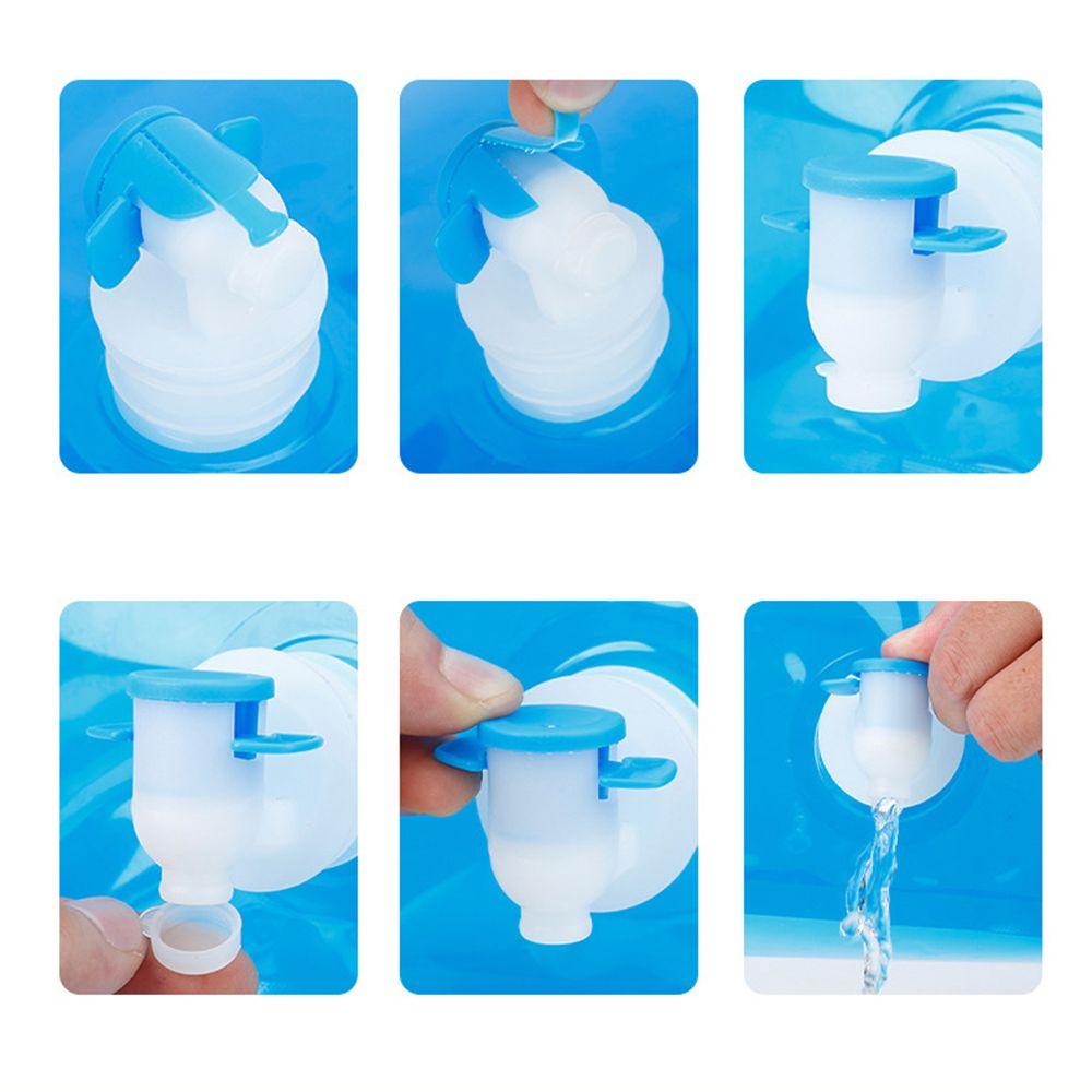 Camping Hiking Picnic Container Emergency Water Tank Storage Bucket Water Bag Sports Riding Bottle