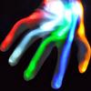 Finger Led Electro Flashing Gloves Light Up Christmas Dance Rave Party Fun