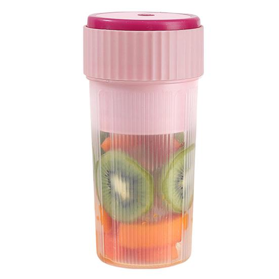 

1 набор чашек для сока, 6 лезвий, кухонный гаджет, пищевая соковыжималка для лимона, не содержащая BPA, удобное изготовление розовый