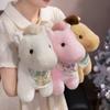 Pony Plush Figurine With Pp Cotton Filling Handmade Animal Decor For Home And Office Use