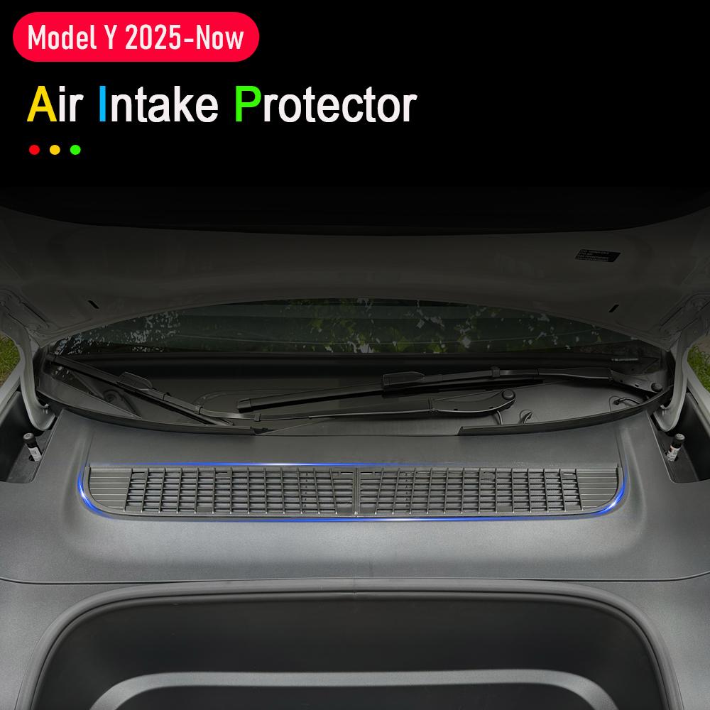 For Tesla Model Y Juniper 2025 2026 Launch Above Bumper Anti Insect Net Dust Proof Mesh Inner Vent Grille Cover Car Accessories