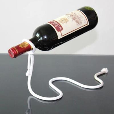 Personalised Fashion Wine Bottle Holder European Creative Suspension Iron Rope Wine Rack Ornament