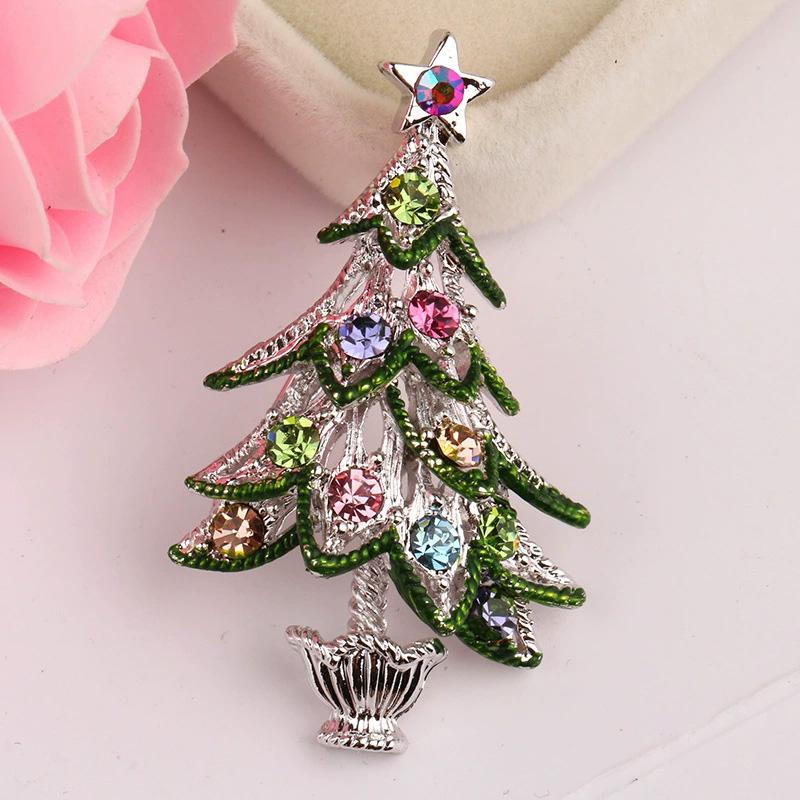 1PC Christmas Tree for Women Brooches Festival Pins Jewelry Cute Brooch Pin Unique Classic