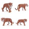 Solid Pvc Tiger Statue For Home Decor And Educational Gift For Children