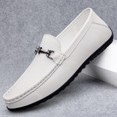 Neuankömmling Herren Slipper Echte Lederschuhe für Herren Freizeitschuhe Mokassins Atmungsaktive Herren Fahrschuhe Komfort Slipper Flats