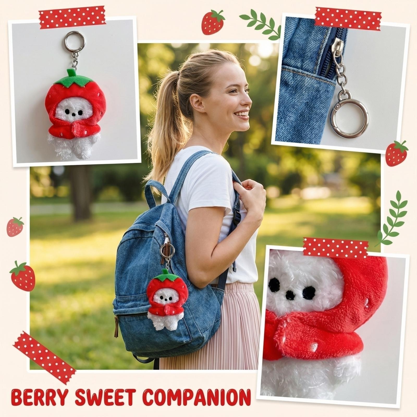 

Plush Keychain , Cute Stuffed Animal Pendant For Backpack/Bag One Size