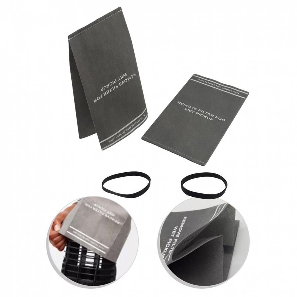 2 bis 2,5 Gallonen Staubbeutel Stoff und Vlies für Werkstattsauger