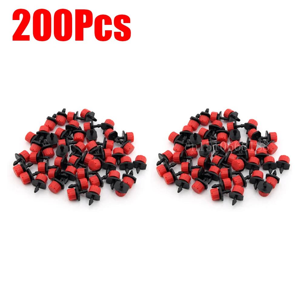 100-1000Pcs Irrigation Drippers Sprinklers Adjustable Water Dropper Head Sprinkler Flow Head Garden Watering Irrigation System