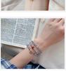 Natural Gray Moonstone Labradorite Aquamarine Triple Beaded Bracelet Necklace for Women - High Shine