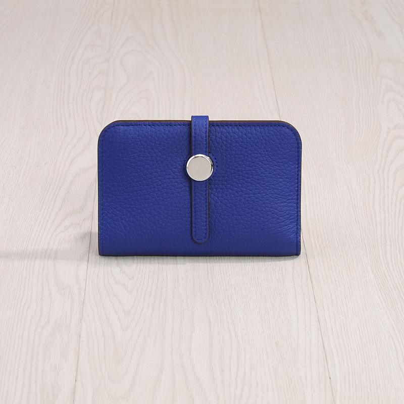 

Гаманець Жіночий Короткий Варіант Новий Натуральна Шкіра Жіночий Гаманець Пряжка 2 Складання Мультифункціональний Жіночий Шкіряний Затискач 12.5x2x10cm