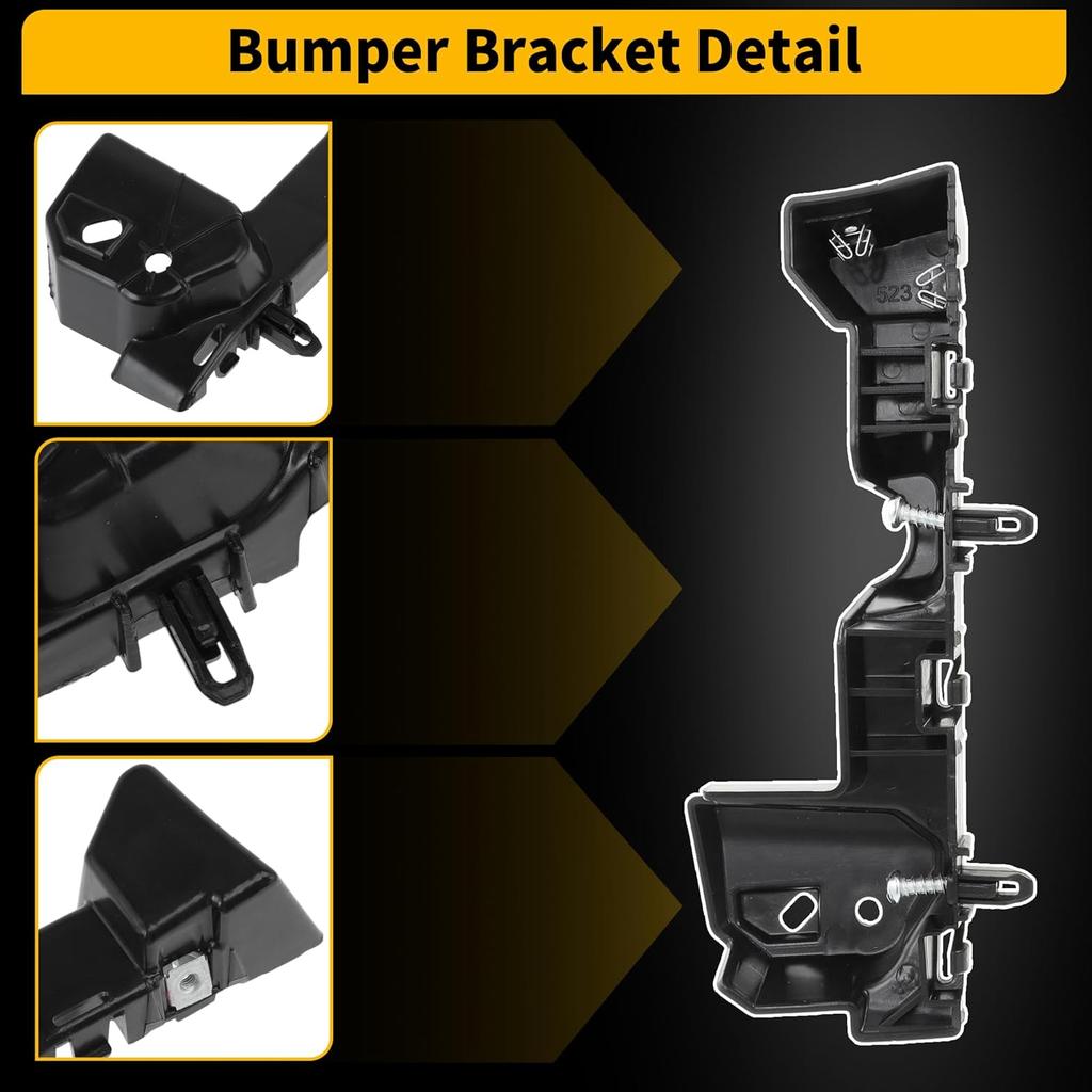 Front Bumper Bracket for GMC Terrain 2018-2021 No.84709614/84709616/84362702/84362701/GM1043144/GM1042144 Left Right Driver Passenger Side 1 Pair