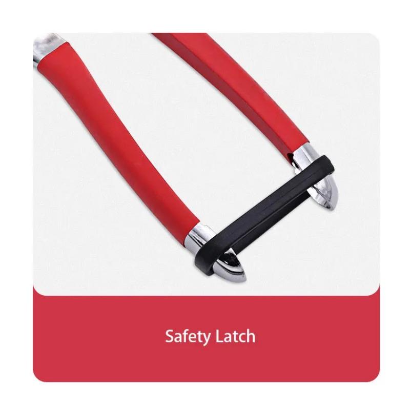 8 Zoll gerader langer Kopf Edelstahl scharfe Klinge Bonsai-Gartenschere Rutschfester Griff Rohrschneider Gartenschere Pflanzen