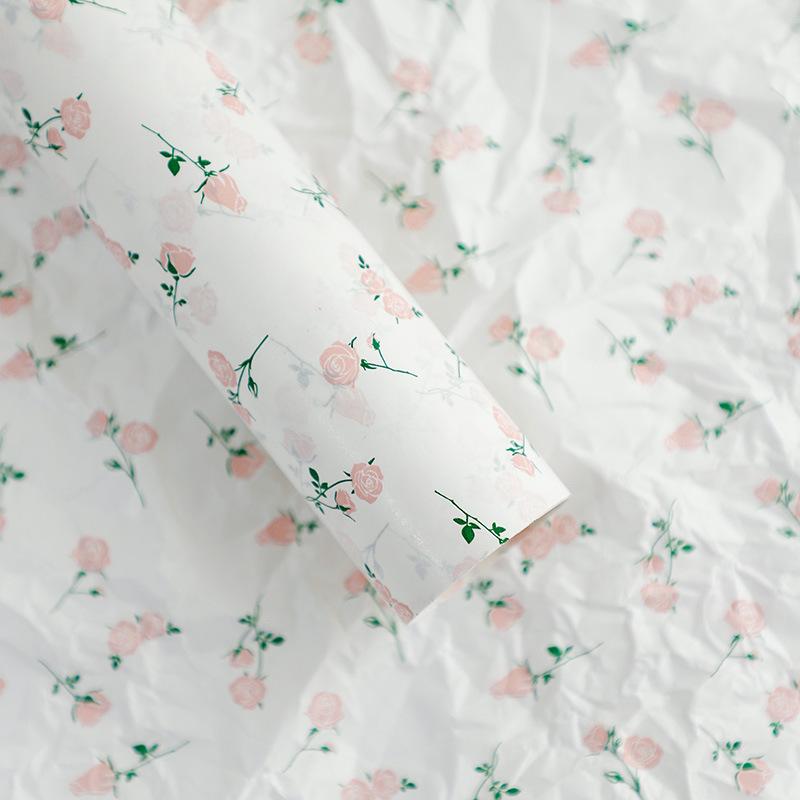

20PCS Bowknot Printed Snow Pear Paper Bouquet Packing Paper Hand-Kneaded Paper Flower Wrapping Paper Gift Packaging Supplies