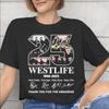 Westlife 25th Anniversary Tour 2026 Tee Shirt for Women Graphic Print T Shirts  100% Cotton Clothing