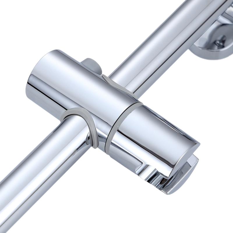 Adjustable Shower Head Holder Handheld Shower Holder for Slide Bar Steel Shower Brackets Upgrades for Handheld Shower