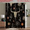 2D Flat Photography Backdrop Party Backdrop Desert Skulls and Cacti 100% Polyester Vibrant Reunion Use for Holiday Portraits