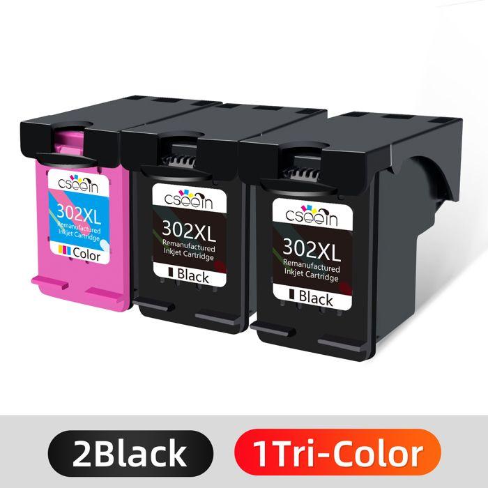 CLI - CARTOUCHE IMPRIMANTE - Cartouche reconditionnée 302XL compatible HP Deskjet 1110 1111 1112 2130 2131 - 3 pièces