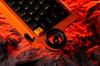 DRY STUDIO Ice Ring 63 RT HE Magnetic Wired Gaming TTC Hall Effect Magnetic Lightweight RGB Gaming Accessory Starburst Orange Keyboard, 0.01mm