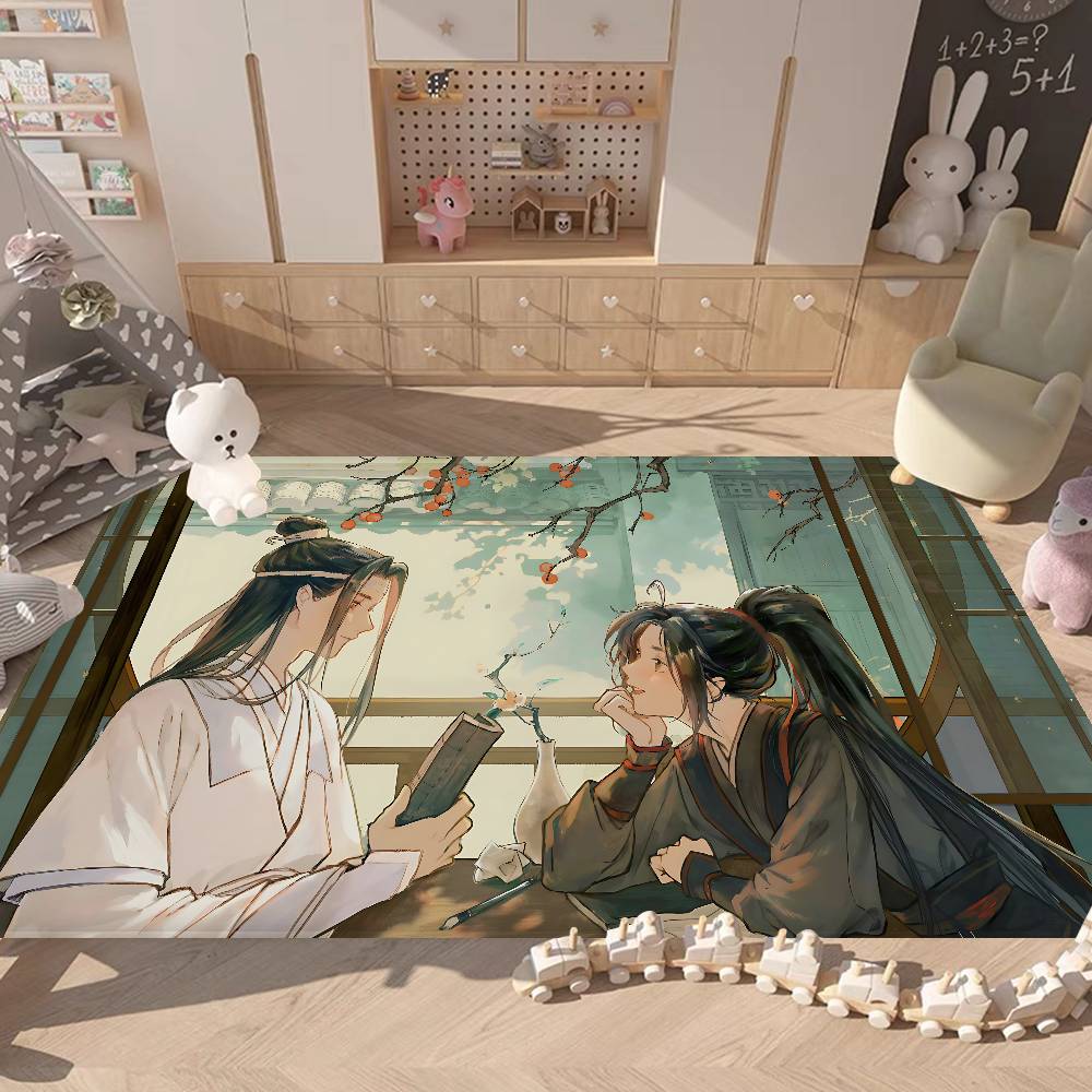 

Anime Mo Dao Zu Shi Kitchen Mat Kids Room Bedroom Decoration Balcony Anti-Slip Doormat Living Room Alfombra 40x60cm