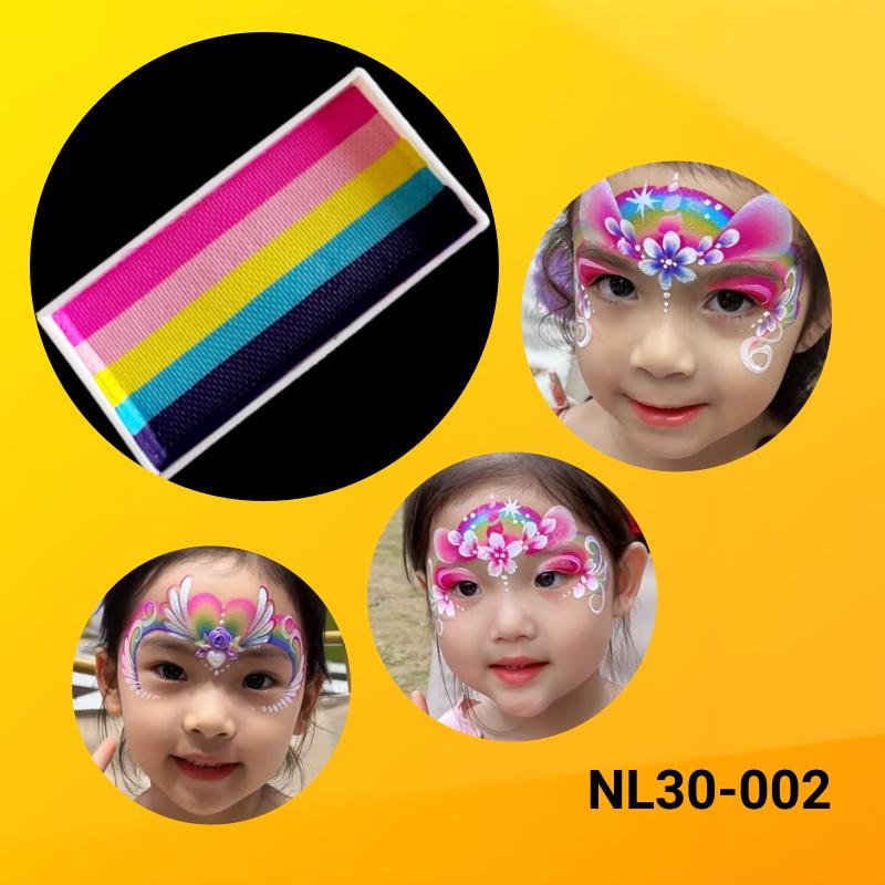 30g High Quality Non-Toxic Water-Based Split Cake Face Body Paint for Kids Festival Cosplay