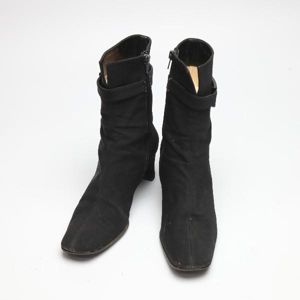 Salvatore Ferragamo short boots 7C boots black Women Used