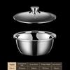 Shengjia 304 Stainless Steel Deepened Round Basin