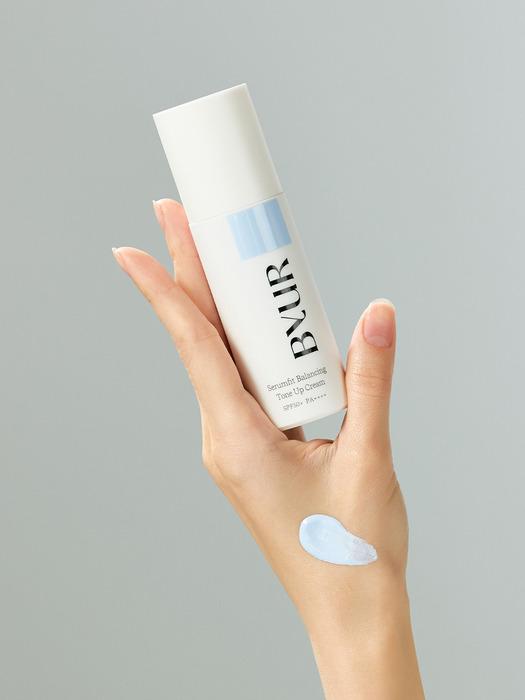 BYUR Serumfit Balancing Tone-Up Cream (2 Arten) (Klar/Klarblau) SPF50+/PA++++