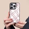Applicable to iphone16Pro mobile phone case Korean ins style pattern Apple 15/14 glass case Apple 13Pro