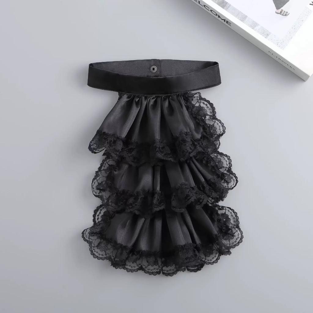 Vintage Victorian Costume Fake Collar Cosplay Accessory Detachable Shirt Collar False Blouse Top Women Clothes Accessories