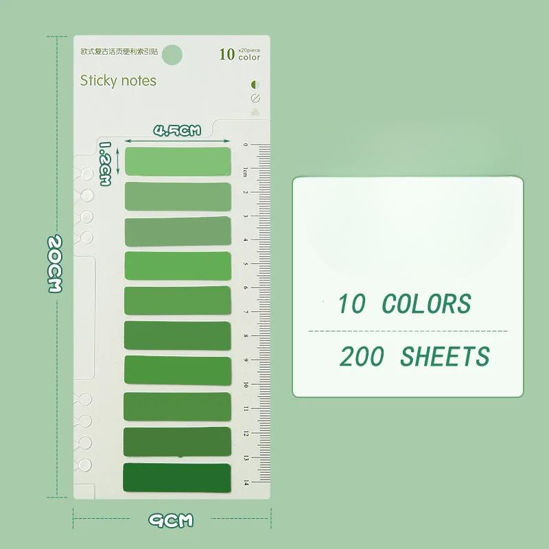 200 ks Lepicí poznámky Průhledné indexové štítky Samolepicí záložky do stránek Vodotěsné Vlaječky na označování souborů Kancelářské potřeby