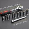 12pcs Wrench Ratchet Socket Adapter 1/2 Drill Bit With Winding Rod Set Hardware Tool Accessories Household Maintenance Supplies