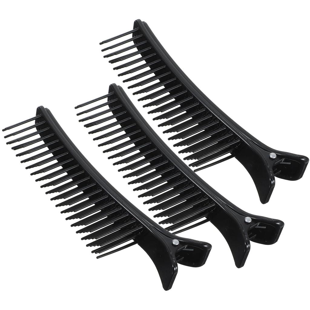 Beaupretty 3 Pieces Teasing Clip Combs Hair Combs Hairstylist Hair Clips Hair Coloring Styling Tools for Highlights Trimming Cutting Flat Iron Guide,