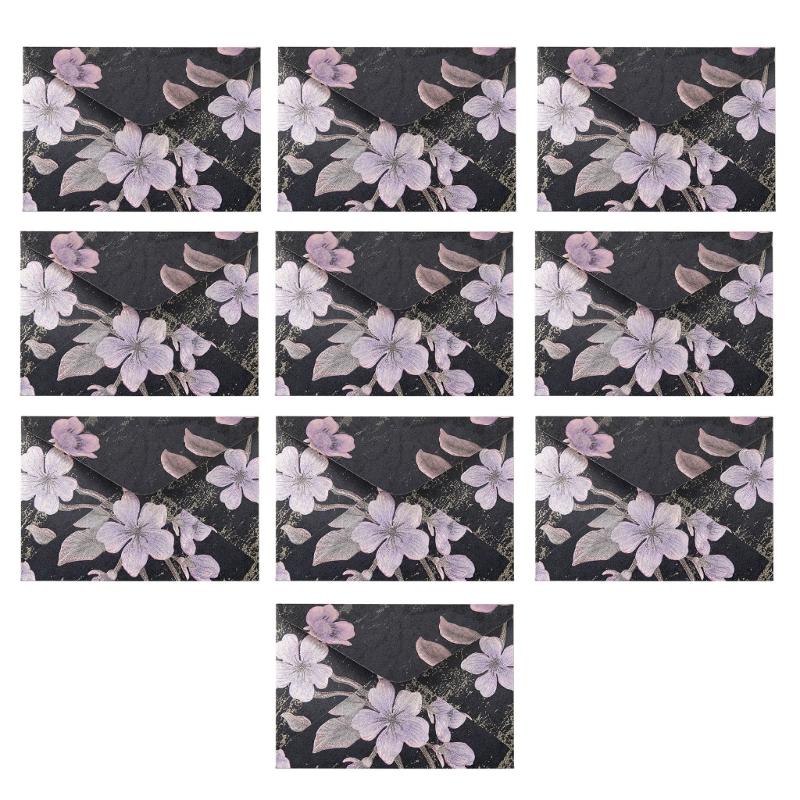 10Pcs Vintage Flower Envelopes 6x4Inch Folding Envelopes Invitation Envelopes For Wedding Valentines Card And Mailing